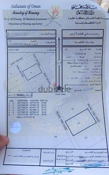 أرض زراعية +وحدة سكنية للبيع في ولاية عبري الدريز 1