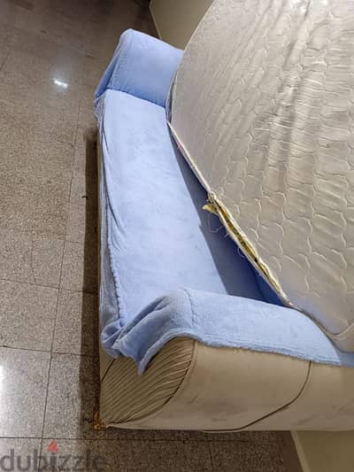 urgent sale bed and sofa