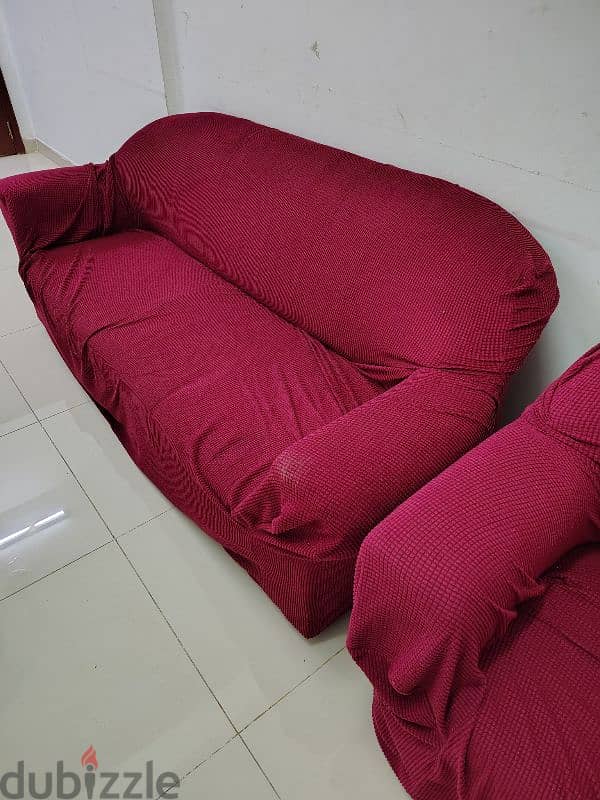 3+1 Sofa Set . . with cover 1