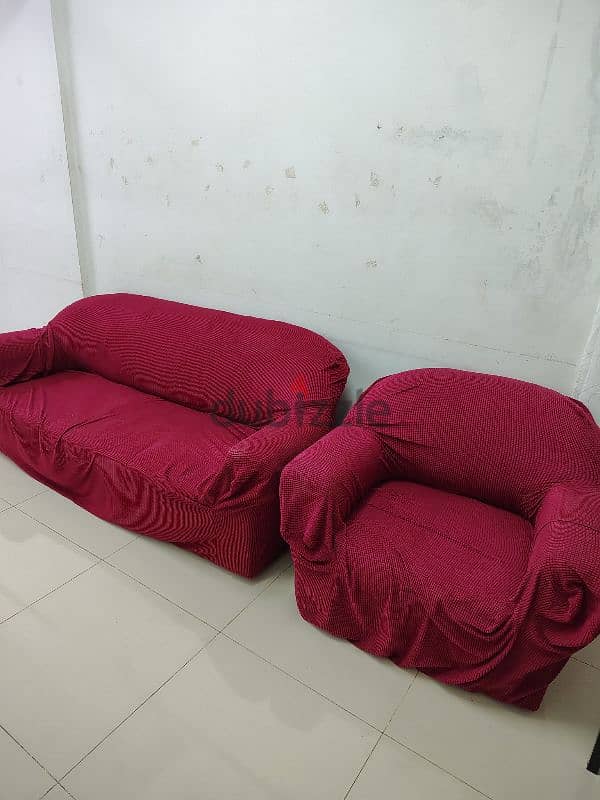 3+1 Sofa Set . . with cover 3