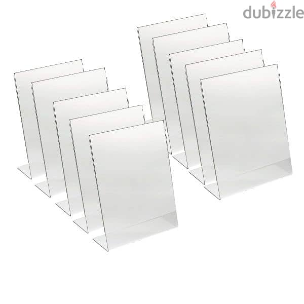 PVC Menu teg holder 10pcs set 2