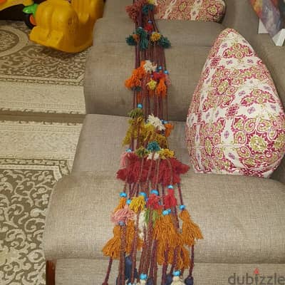 traditional decorative curtain & hanging thread