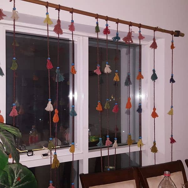 traditional decorative curtain & hanging thread 1