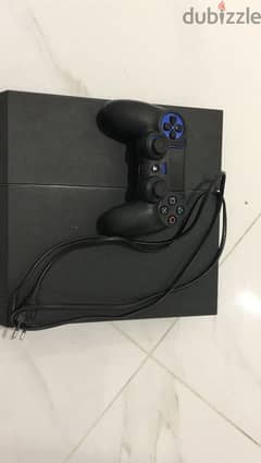 Playstation 4 with game and cables one controller  interested 0