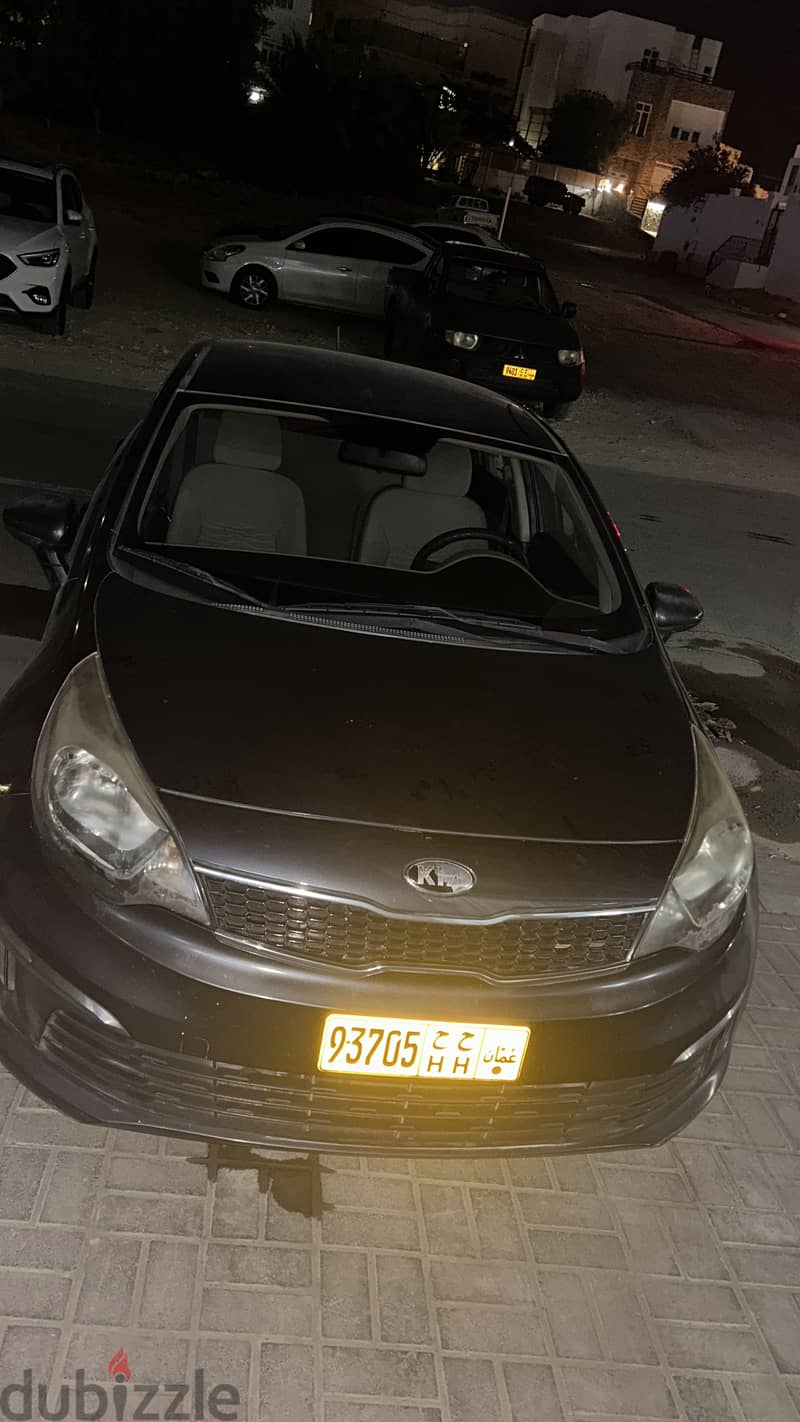 kia rio for rent كيا ريو للايجار 2