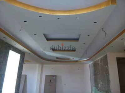 work gypsum board and fal celling for home or office decoration