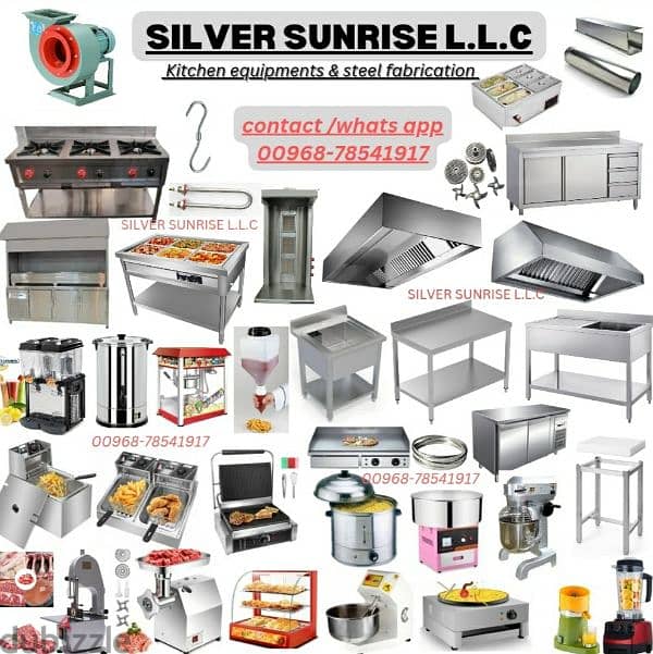 contract stainless steel work & selling kitchen equipments 0