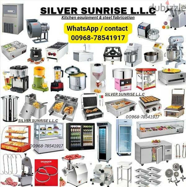 contract stainless steel work & selling kitchen equipments 2