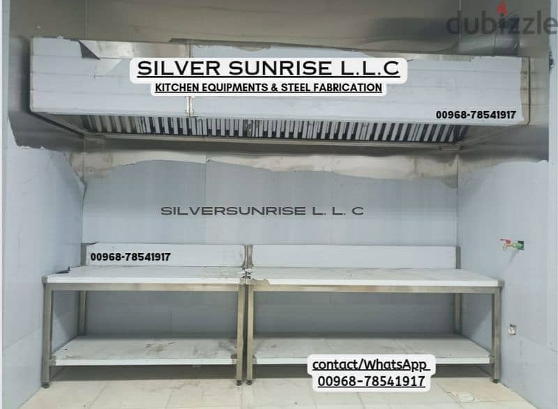 contract stainless steel work & selling kitchen equipments 3