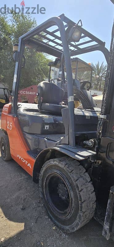 2.5 TON 2017 MODEL TOYOTA FORKLIFT FOR SALE