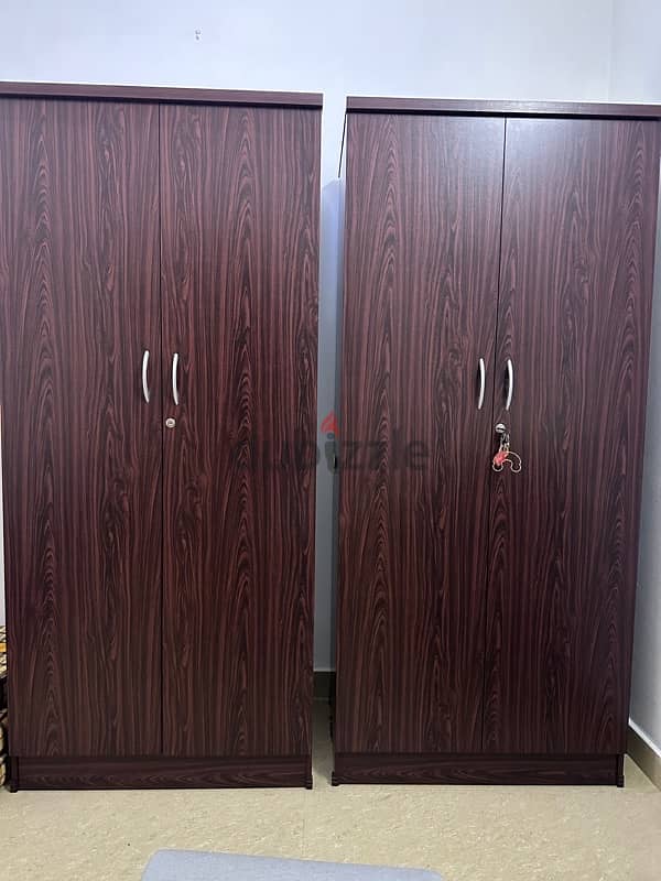 slightly new twin cupboard 1