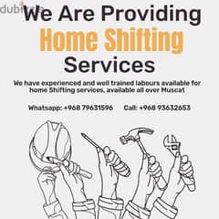 we are providing home shifting services all over the muscat 0