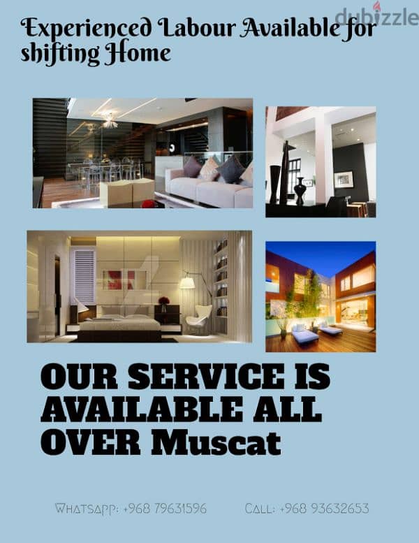 we are providing home shifting services all over the muscat 1