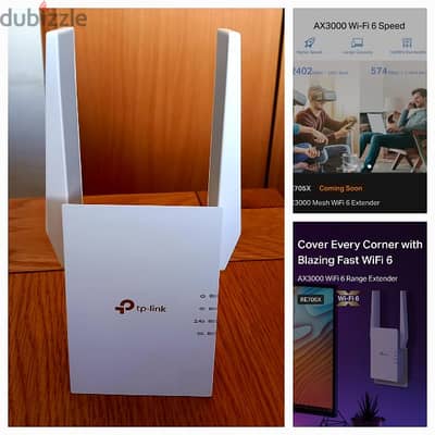 TP - LINK AX3000 MESH WIFI 6 RANGE EXTENDER