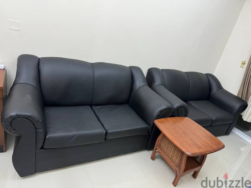 Sofa for sale, 1.5 years used PU Rexin sofa, selling within 2 days 1