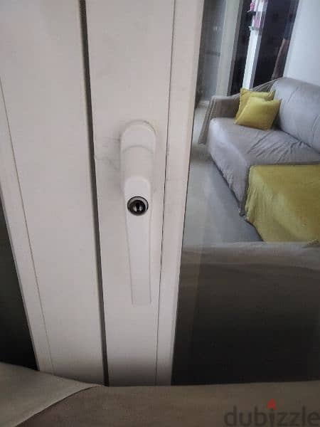 upvc glass and wood door lock work 1