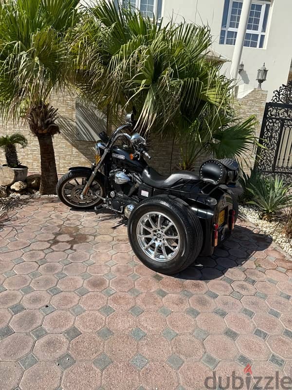 one of a kind converted Harley Davidson 0