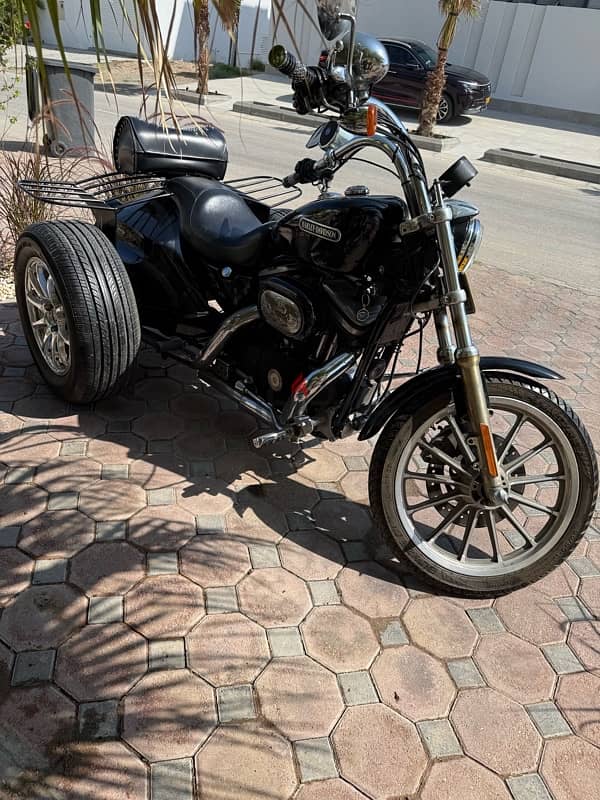 one of a kind converted Harley Davidson 3