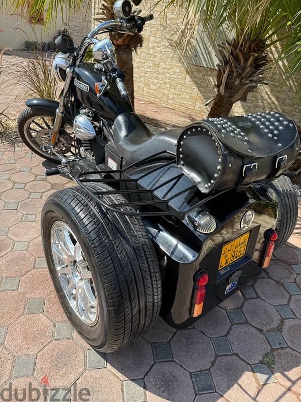 one of a kind converted Harley Davidson 4