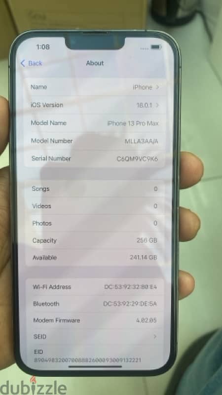 iPhone 13 Pro Max 256gb battery health 87 good condition 1