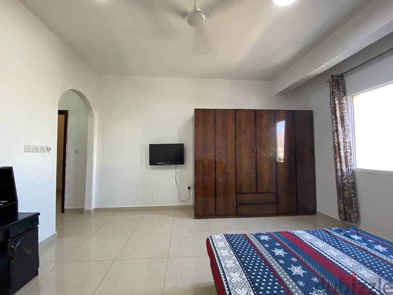 Two Fully Furnished rooms with attached bathrooms in Al Ghubrah 1