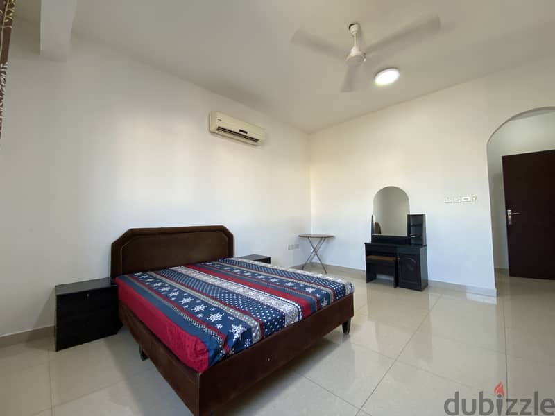 Two Fully Furnished rooms with attached bathrooms in Al Ghubrah 2