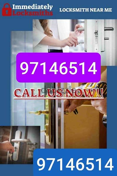 locksmith service provider door lock open fix repair 0