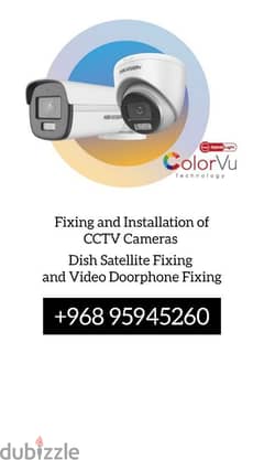 Fixing and Installation Of Cctv Cameras And Dish Fixing. 0