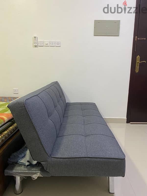 urgent saling bed with mattress and sofa 2