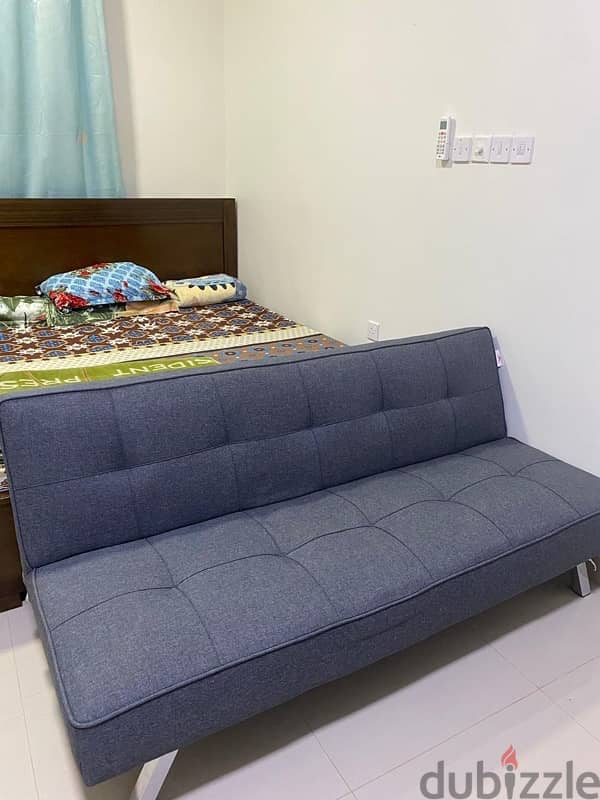 urgent saling bed with mattress and sofa 5