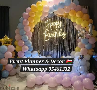 Birthday party Anniversary Decoration Event planner service