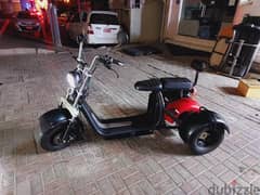 3 wheel tyar E bike scooter 60 volt battery speed 50 0