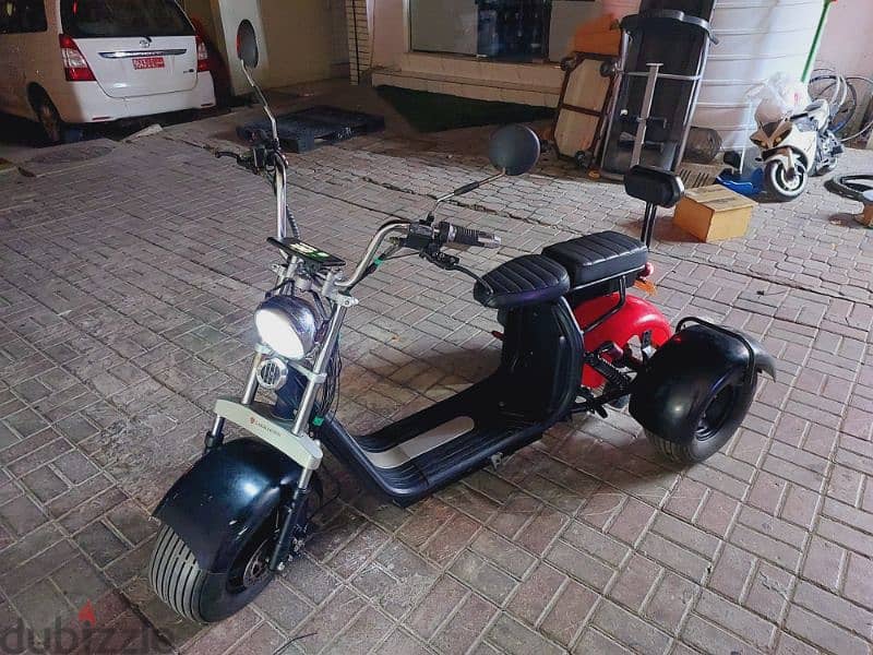 3 wheel tyar E bike scooter 60 volt battery speed 50 3