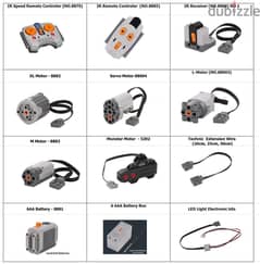 LEGO (equivalent) TECHNICs MOTOTRS and ACCESSORIES 0