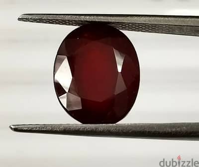 حجر جارنت موزمبيقي طبيعي natural red garnet stone