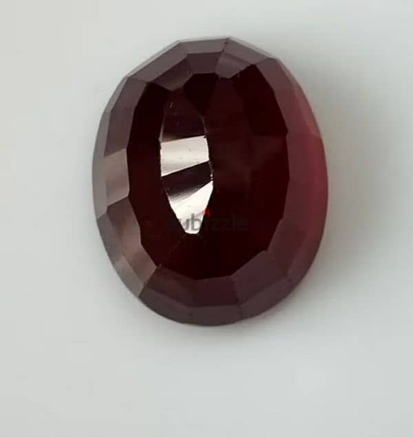 حجر جارنت موزمبيقي طبيعي natural red garnet stone 2