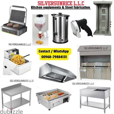 all kind of restaurent and coffee shop kitchen equipment available