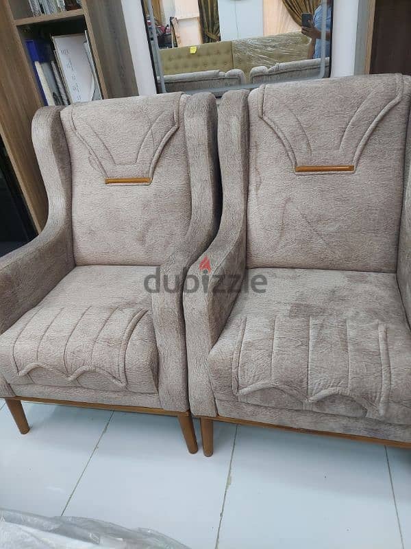 single sofa without delivery 2 piece 65 rial 6