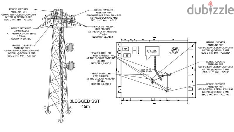 Freelancer Ooredoo Telecom Tower Draftsman 2