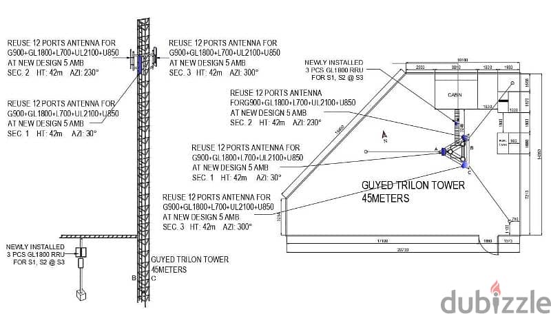 Freelancer Ooredoo Telecom Tower Draftsman 3