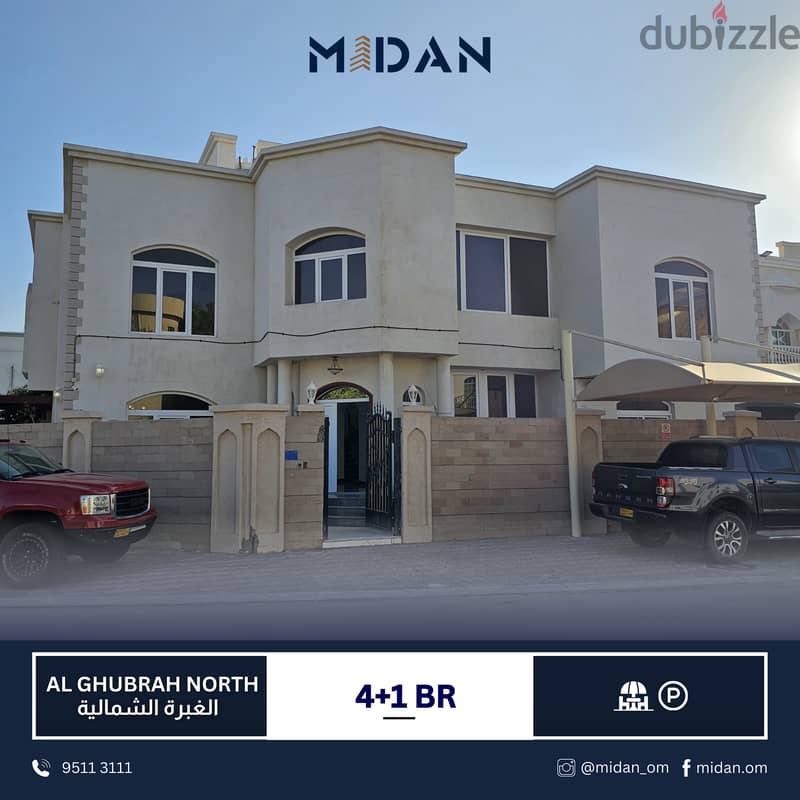 AL GHUBRAH NORTH | BEAUTIFUL 4+1 BR VILLA 0