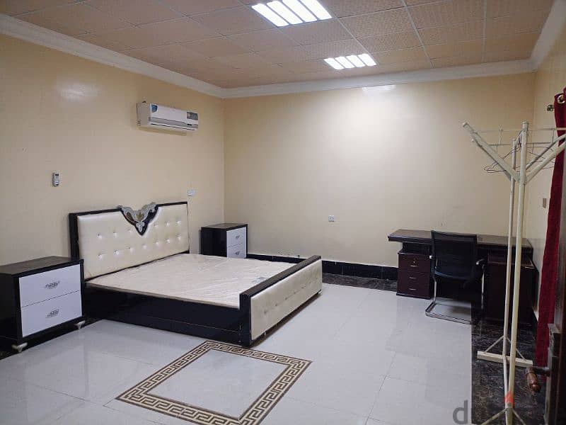 for Rent Flat للإيجار ملحق مؤثث تكييف مركزي جديد 6