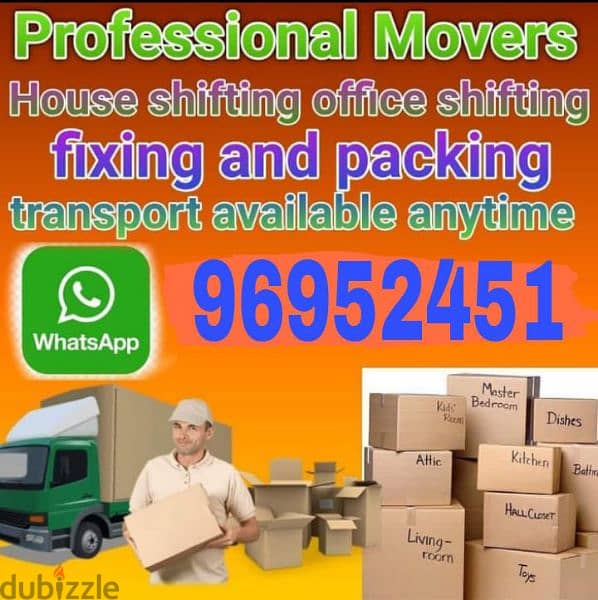 all Oman Movers House shifting office villa transport service 0