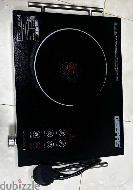 Geepas Induction stove for sale 1