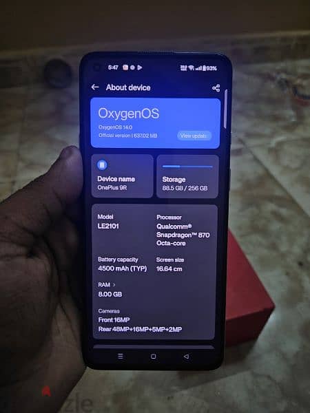 Oneplus 9r (Brand new Condition) 4