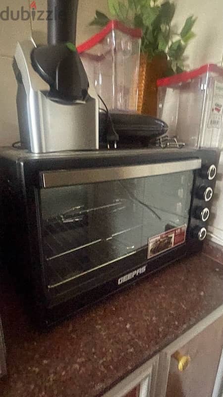 New oven not used before Geepas فرن جديد لم  يستعمل ماركة جيباس 0