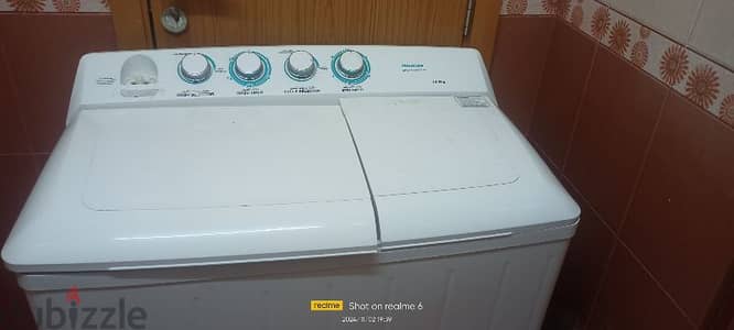 Hisense Semi auto Washing Machine