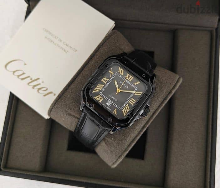 Cartier leather watches 1