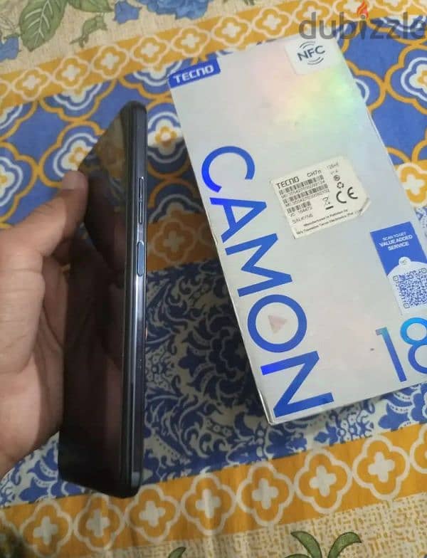 tecno camon 18.8 128 good condition box and charger only exchange 0