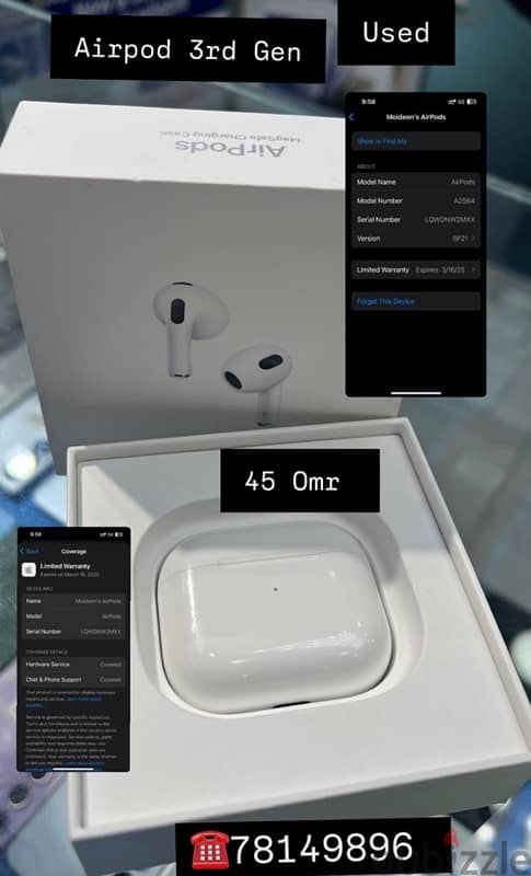 apple AirPods 3 Generation under warranty 0